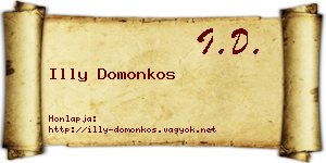 Illy Domonkos névjegykártya